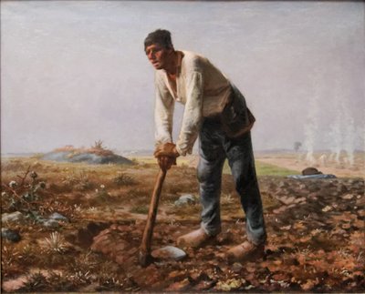 Der Mann mit der Hacke von Jean Francois Millet
